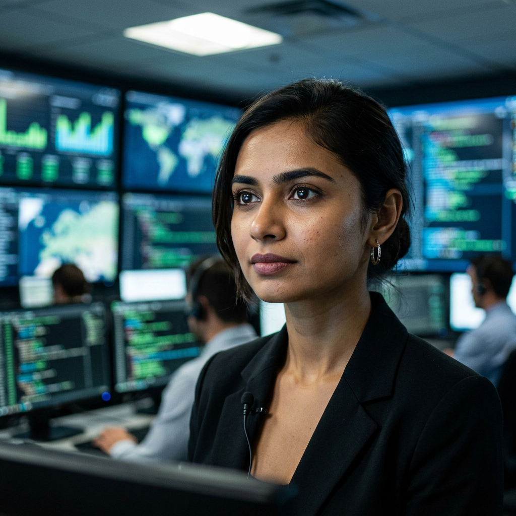 Priya Nair, Head of Security Operations at GuardExis
